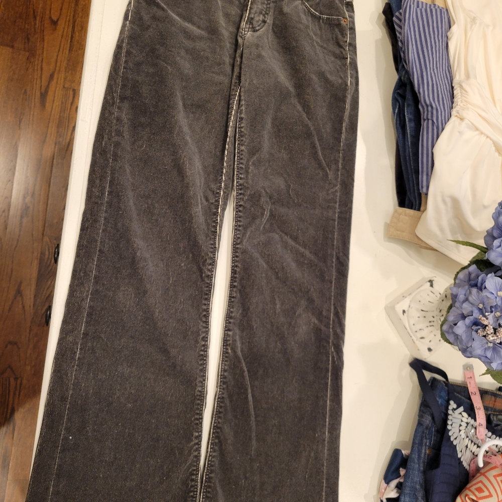 Grey corduroy pants from Christopher Blue